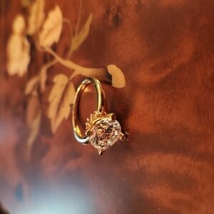 JTV Red White Cubic Zirconia Sterling Silver Ring